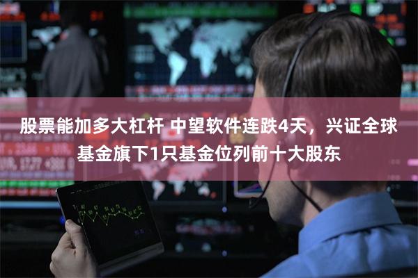 股票能加多大杠杆 中望软件连跌4天，兴证全球基金旗下1只